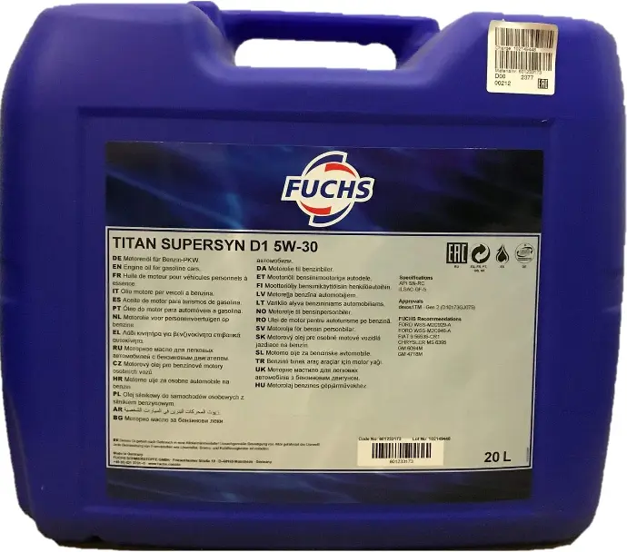 FUCHS TITAN SUPERSYN D1 5W-30