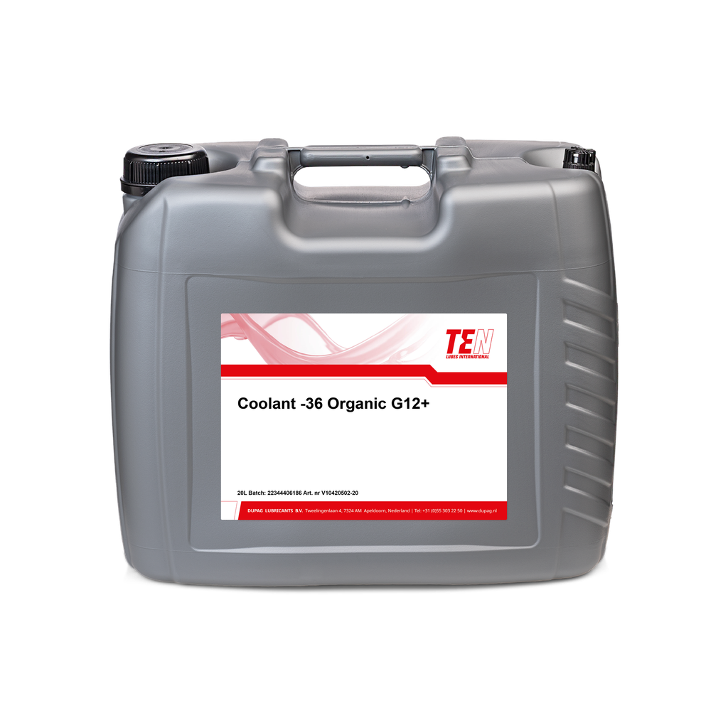 TEN LUBES COOLANT -36 ORGANIC G12+ RED