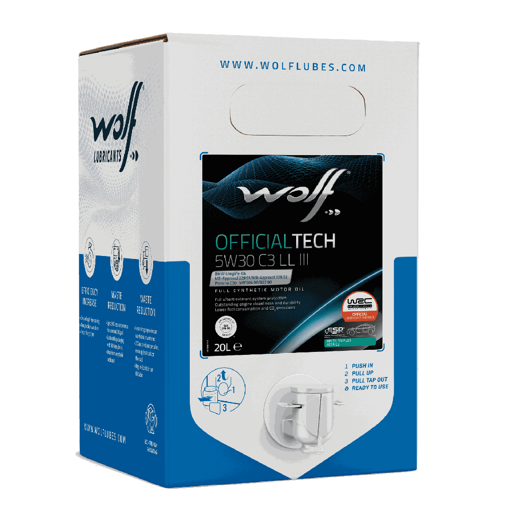 WOLF ECOTECH 0W20 SP/RC D1-3 BIB 20L