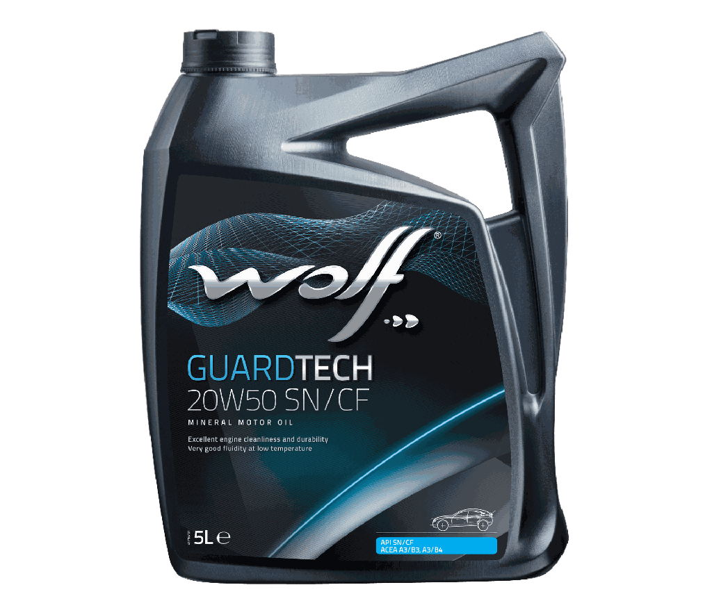 WOLF GUARDTECH 20W50 SN/CF 5L