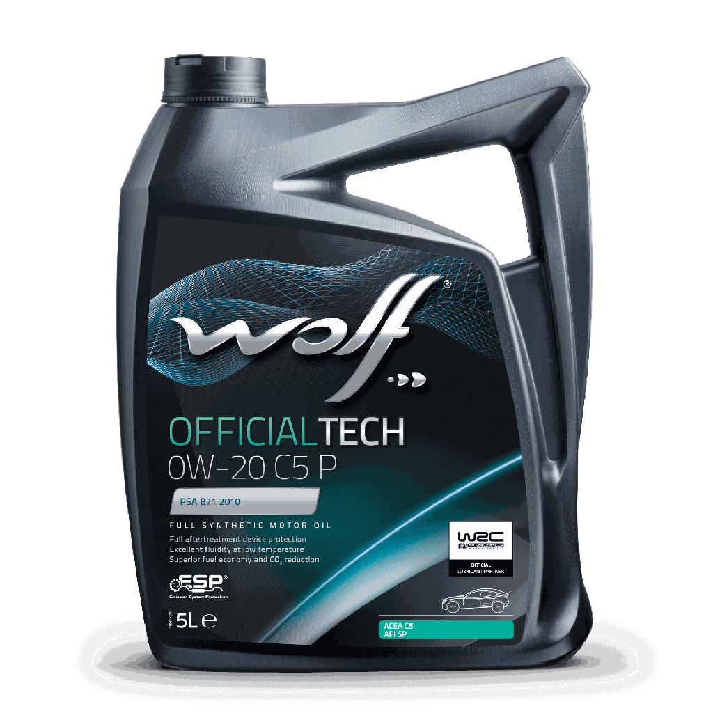 WOLF OFFICIALTECH 0W-20 C5 P 5L