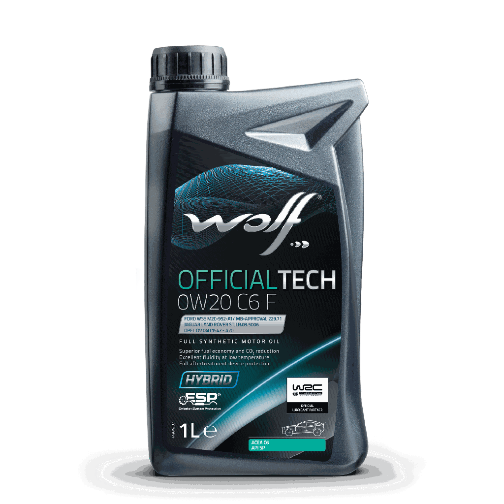 WOLF OFFICIALTECH 0W20 C6 F 1L