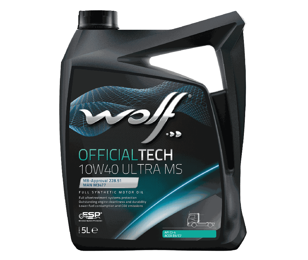 WOLF OFFICIALTECH 10W40 ULTRA MS 5L