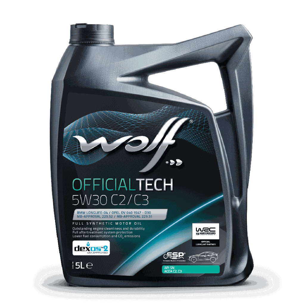 WOLF OFFICIALTECH 5W30 C2/C3 5L