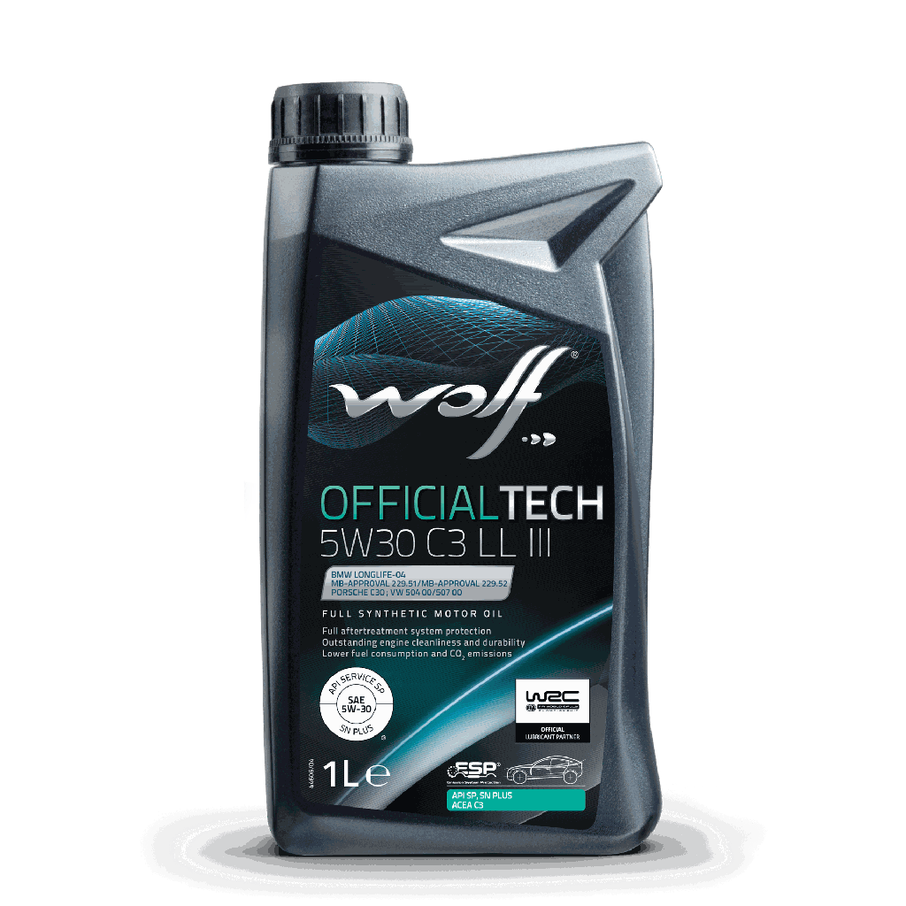 WOLF OFFICIALTECH 5W30 C3 LL III 1L