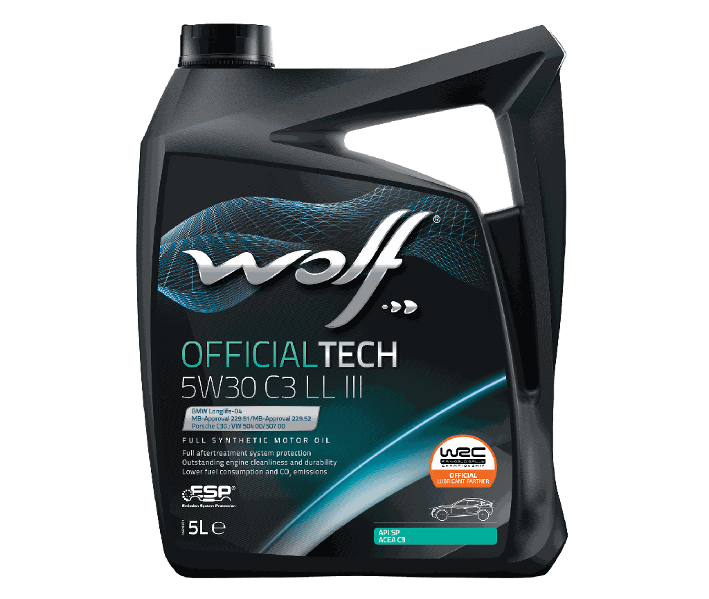 WOLF OFFICIALTECH 5W30 C3 LL III 5L