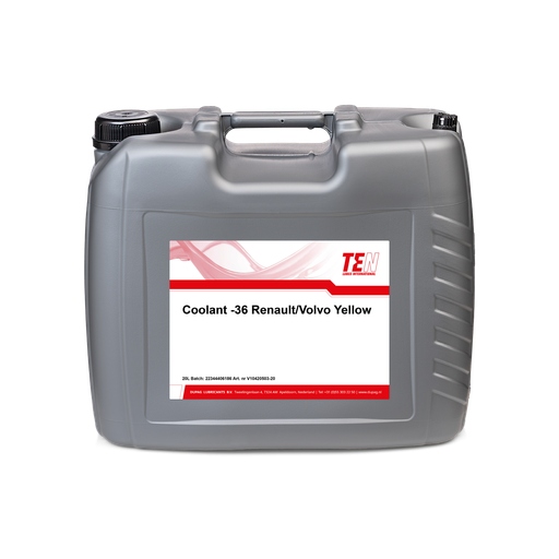 TEN LUBES COOLANT -36 RENAULT/VOLVO YELLOW